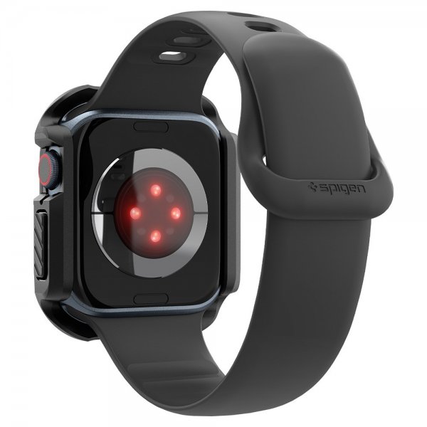 - Apple Watch 46mm (Series 10/11) - Skal & Skärmskydd - Tough Armor - Svart