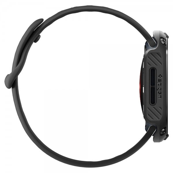 - Apple Watch 46mm (Series 10/11) - Skal & Skärmskydd - Tough Armor - Svart