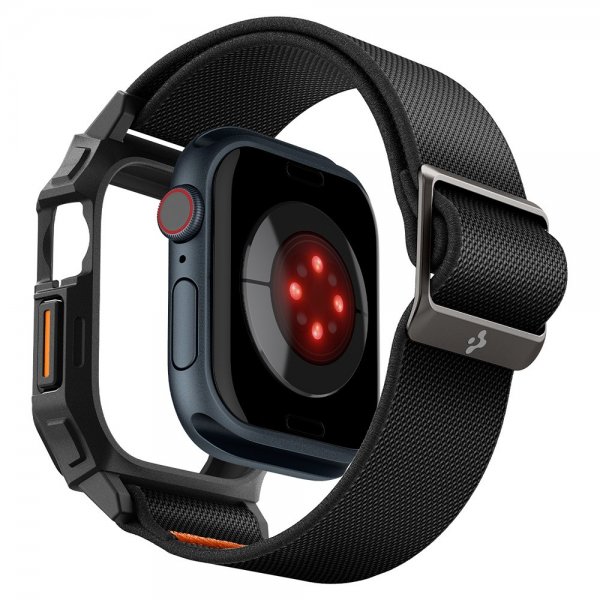 - Apple Watch 46mm (Series 10/11) - Skal & Armband - Lite Fit Pro - Matte Black