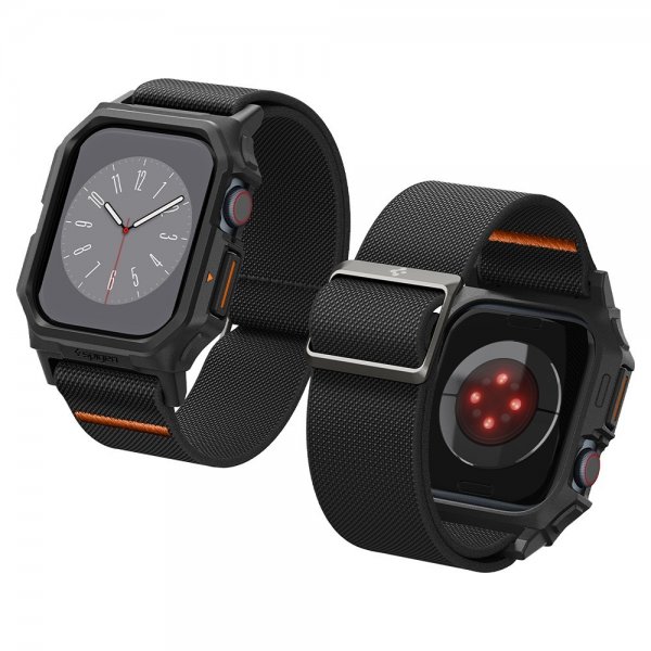 - Apple Watch 46mm (Series 10/11) - Skal & Armband - Lite Fit Pro - Matte Black