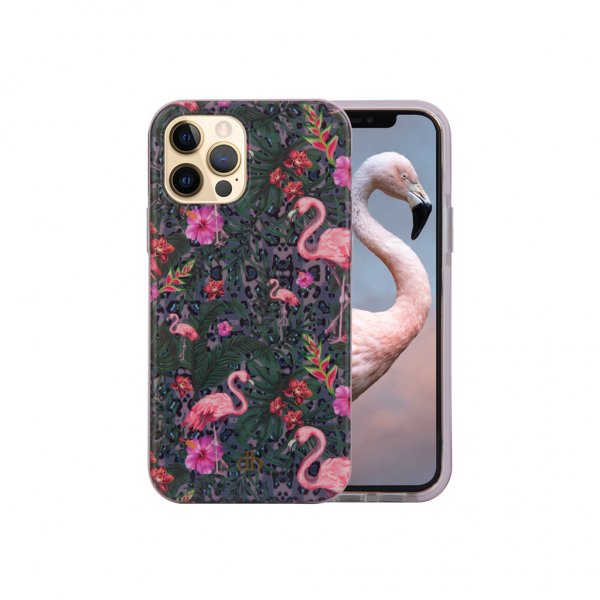 - iPhone 13 Pro - Skal - Capri - Tropical Flamingo