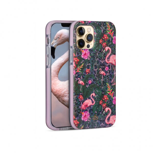 - iPhone 13 Pro - Skal - Capri - Tropical Flamingo