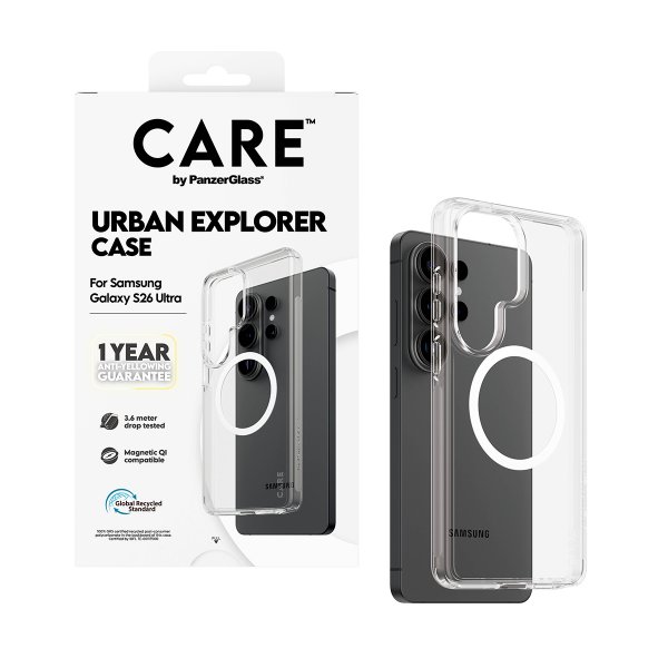 - Samsung Galaxy S26 Ultra - Skal - Urban Explorer MagSafe - Transparent