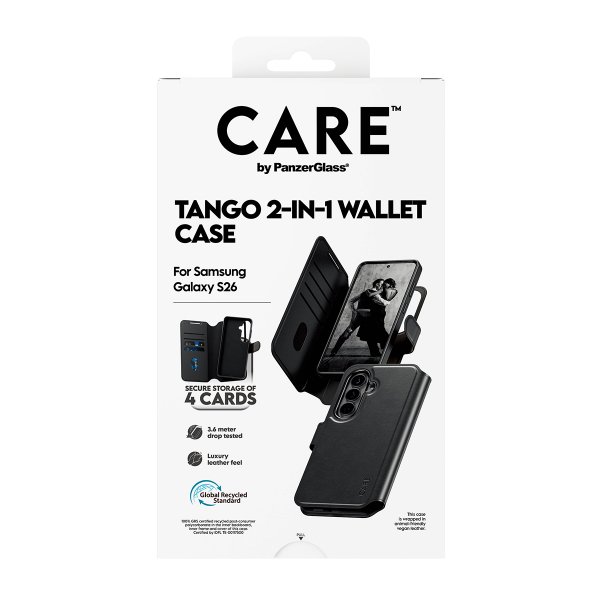 - Samsung Galaxy S26 - Fodral - Tango Two-in-One Wallet MagSafe - Svart