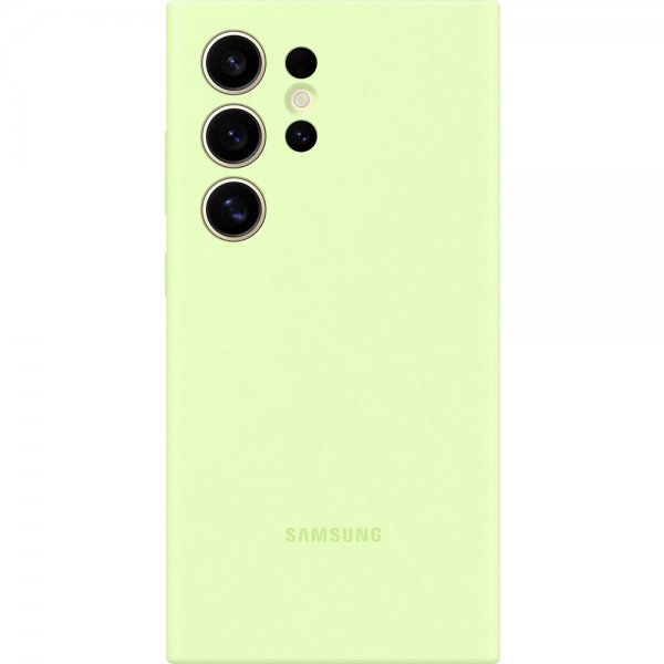 - Samsung Galaxy S24 Ultra - Skal - Silicone Case - Light Green