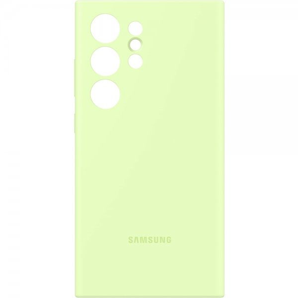 - Samsung Galaxy S24 Ultra - Skal - Silicone Case - Light Green