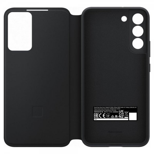 - Samsung Galaxy S22 - Fodral - Smart Clear View Cover - Svart