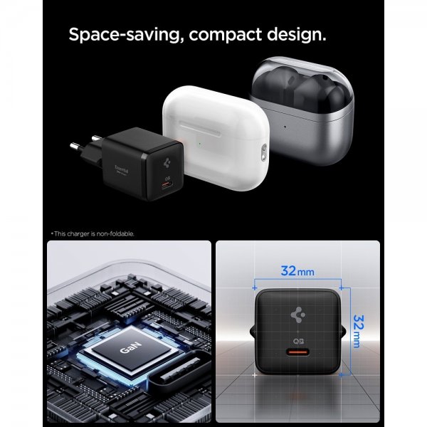 Essential - Laddare - 30W USB-C - Svart