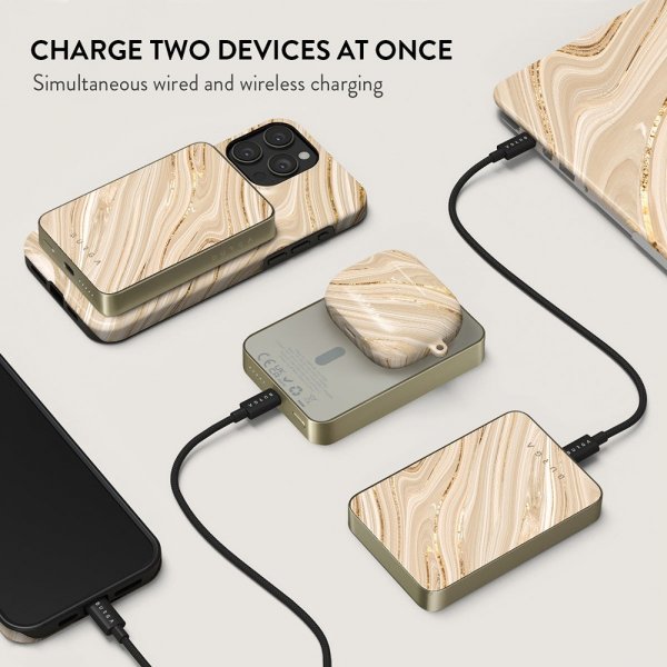 - Powerbank - MagSafe 5000 mAh - Full Glam - Gold