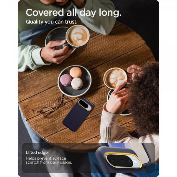 - Google Pixel 10/Pixel 10 Pro - Skal - Nano Pop MagFit - Blueberry Navy