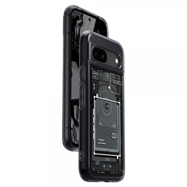 - Google Pixel 8a - Skal - Ultra Hybrid Zero One - Svart