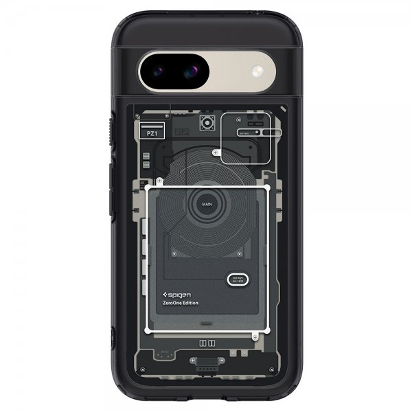 - Google Pixel 8a - Skal - Ultra Hybrid Zero One - Svart