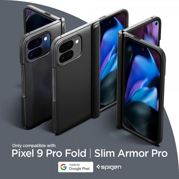 - Google Pixel 9 Pro Fold - Skal - Slim Armor Pro - Svart