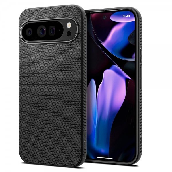 - Google Pixel 9 Pro XL - Skal - Liquid Air - Matte Black