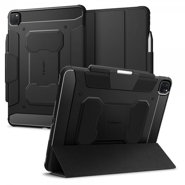 - iPad Pro 13 (M4) - Fodral - Rugged Armor Pro - Svart