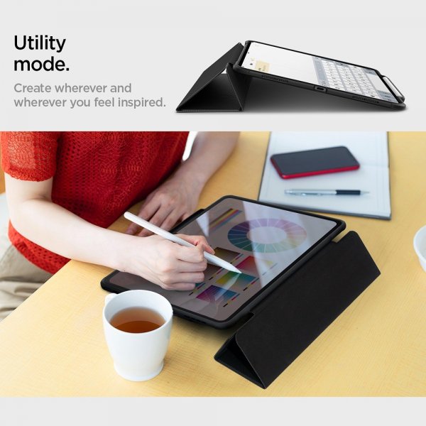 - iPad Pro 13 (M4) - Fodral - Rugged Armor Pro - Svart
