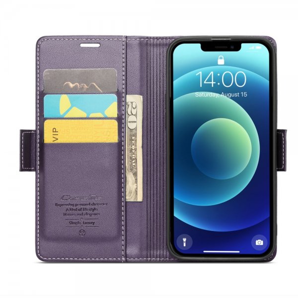 - iPhone 12/iPhone 12 Pro - Fodral - 023 Series - Lila