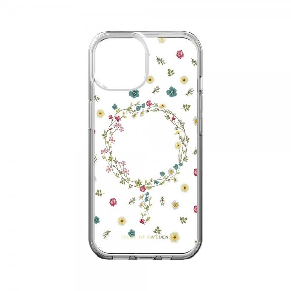- iPhone 13/14/15/16e - Skal - Clear Case MagSafe - Petite Floral