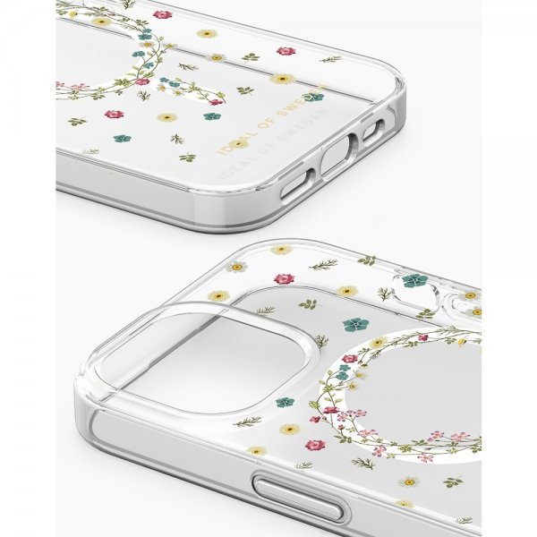 - iPhone 13/14/15/16e - Skal - Clear Case MagSafe - Petite Floral