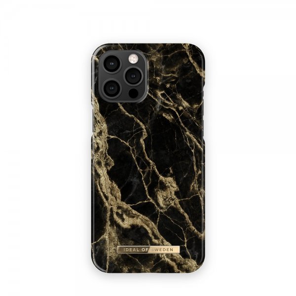 - iPhone 13 Pro Max - Skal - Fashion Case - Golden Smoke Marble