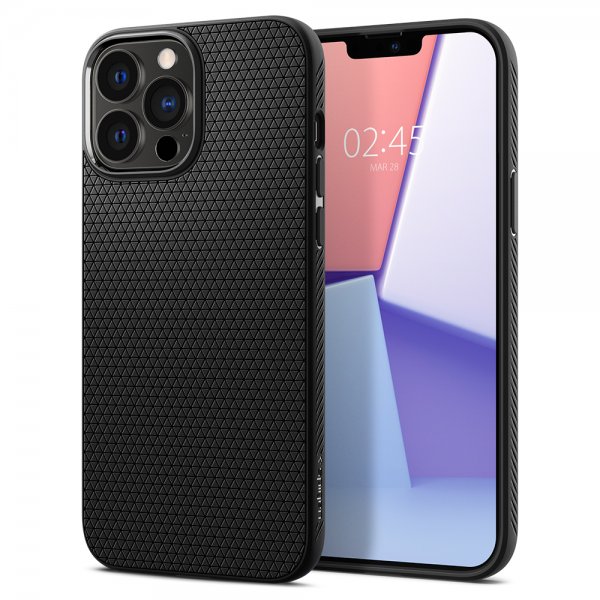 - iPhone 13 Pro - Skal - Liquid Air - Matte Black