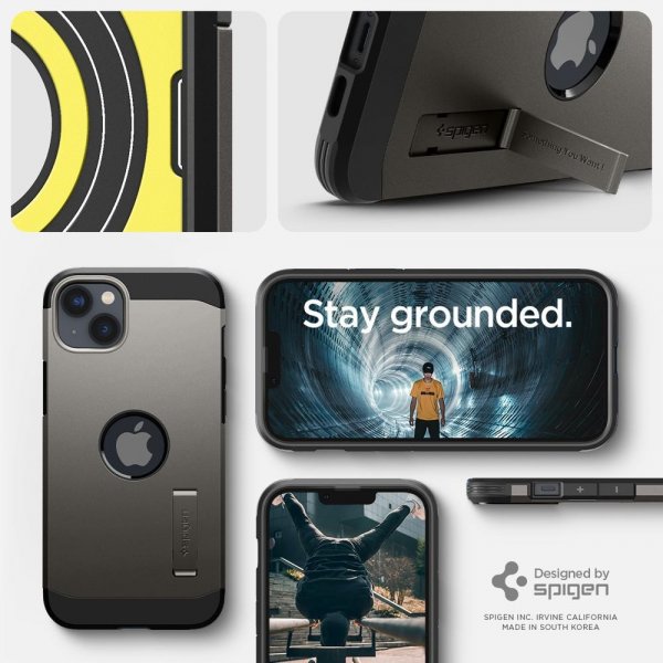 - iPhone 14 Plus - Skal - Tough Armor MagFit - Gunmetal