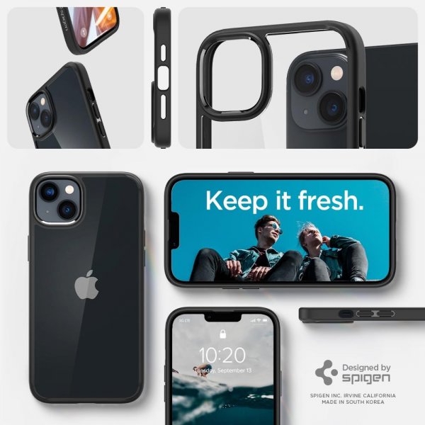- iPhone 14 Plus - Skal - Ultra Hybrid - Matte Black