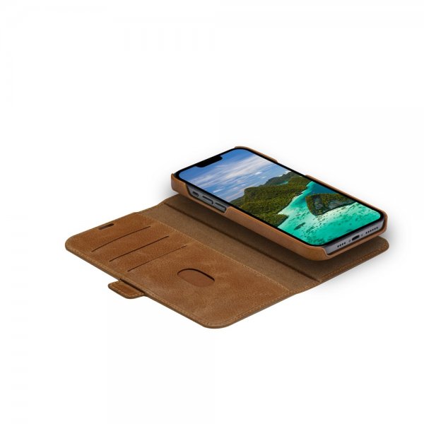 - iPhone 14 Plus - Fodral - Lynge - Tan