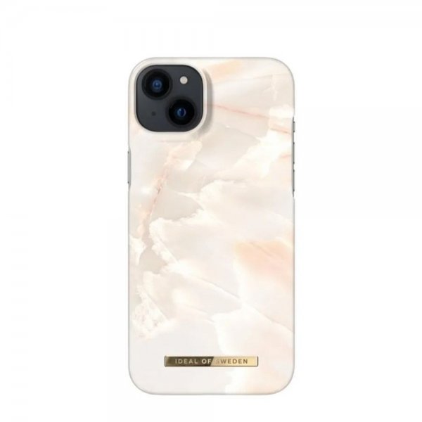 - iPhone 14 Plus - Skal - Fashion Case MagSafe - Rose Pearl Marble