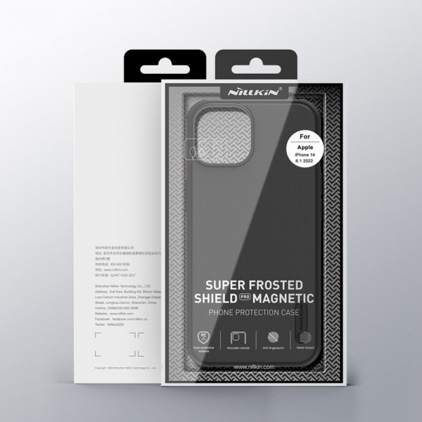 - iPhone 14 Plus - Skal - Frosted Shield Pro MagSafe - Blå