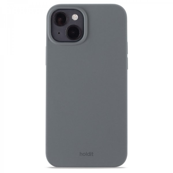- iPhone 14 Plus - Skal - Silikon - Space Gray