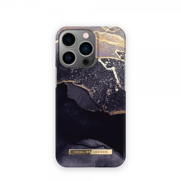 - iPhone 14 Pro Max - Skal - Fashion Case MagSafe - Golden Twilight Marble