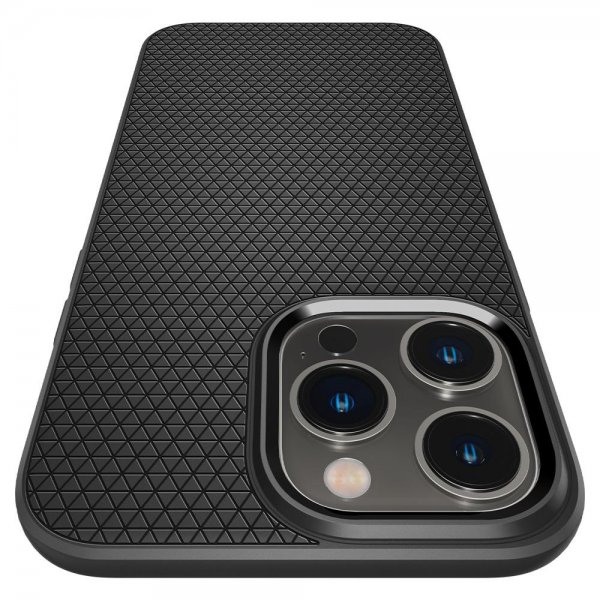 - iPhone 14 Pro Max - Skal - Liquid Air - Matte Black
