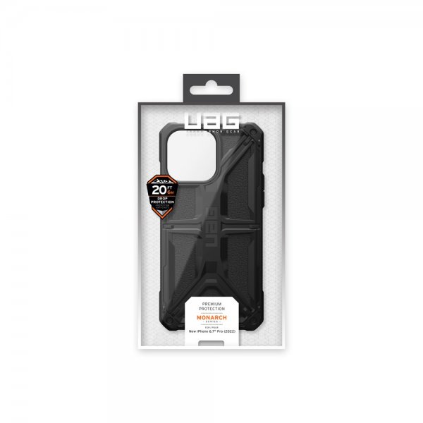 - iPhone 14 Pro Max - Skal - Monarch - Svart