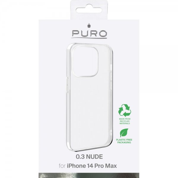 - iPhone 14 Pro Max - Skal - Nude - Transparent