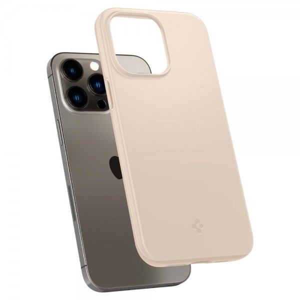 - iPhone 14 Pro Max - Skal - Thin Fit - Sand Beige