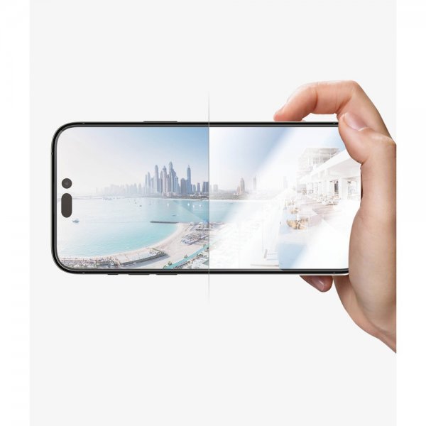 - iPhone 14 Pro Max - Skärmskydd - Ultra-Wide Fit Anti-reflective EasyAligner