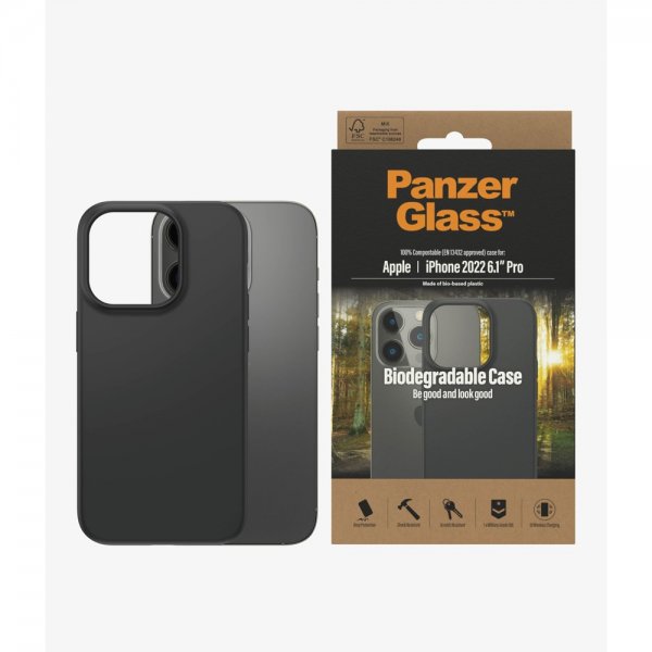 - iPhone 14 Pro - Skal - Biodegradable Case - Svart