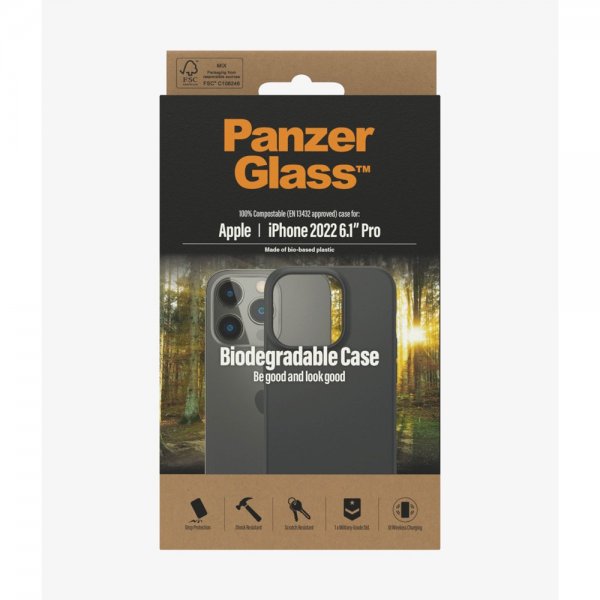 - iPhone 14 Pro - Skal - Biodegradable Case - Svart