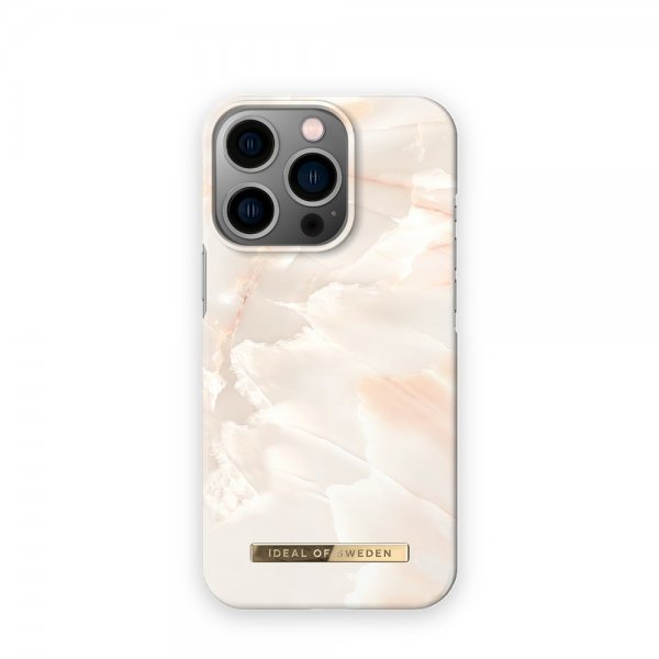 - iPhone 14 Pro - Skal - Fashion Case MagSafe - Rose Pearl Marble