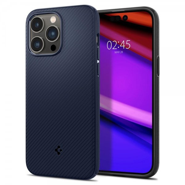 - iPhone 14 Pro - Skal - Mag Armor MagFit - Navy Blue