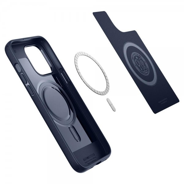 - iPhone 14 Pro - Skal - Mag Armor MagFit - Navy Blue