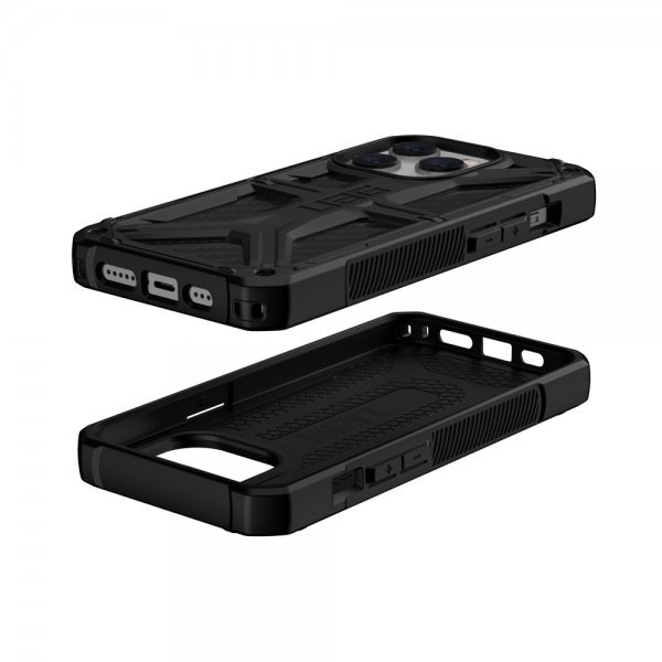 - iPhone 14 Pro - Skal - Monarch - Carbon Fiber