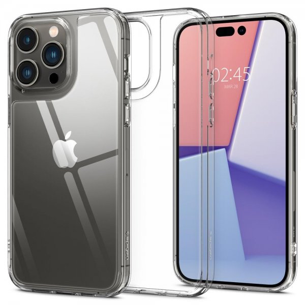 - iPhone 14 Pro - Skal - Quartz Hybrid - Crystal Clear