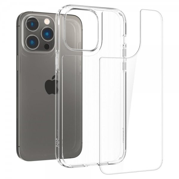 - iPhone 14 Pro - Skal - Quartz Hybrid - Crystal Clear