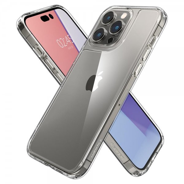 - iPhone 14 Pro - Skal - Quartz Hybrid - Crystal Clear