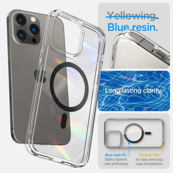 - iPhone 14 Pro - Skal - Ultra Hybrid MagFit - Carbon Fiber