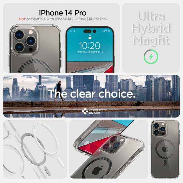 - iPhone 14 Pro - Skal - Ultra Hybrid MagFit - Carbon Fiber