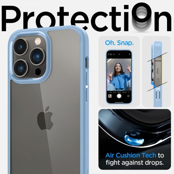 - iPhone 14 Pro - Skal - Ultra Hybrid - Sierra Blue