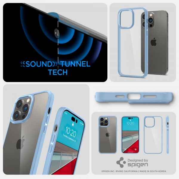 - iPhone 14 Pro - Skal - Ultra Hybrid - Sierra Blue